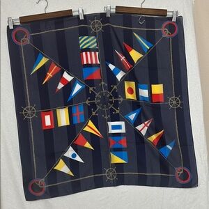 Nautical Flag Pattern Scarf